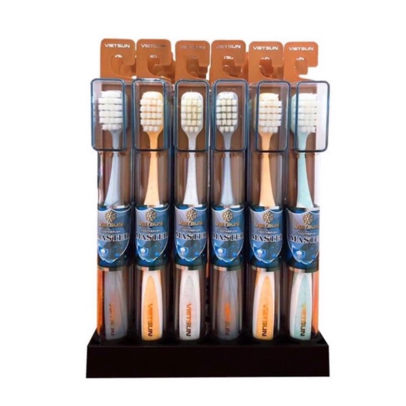 Bàn chải đánh răng lông mềm Master VIETSUN sợi tơ kháng khuẩn sạch khoang miệng
