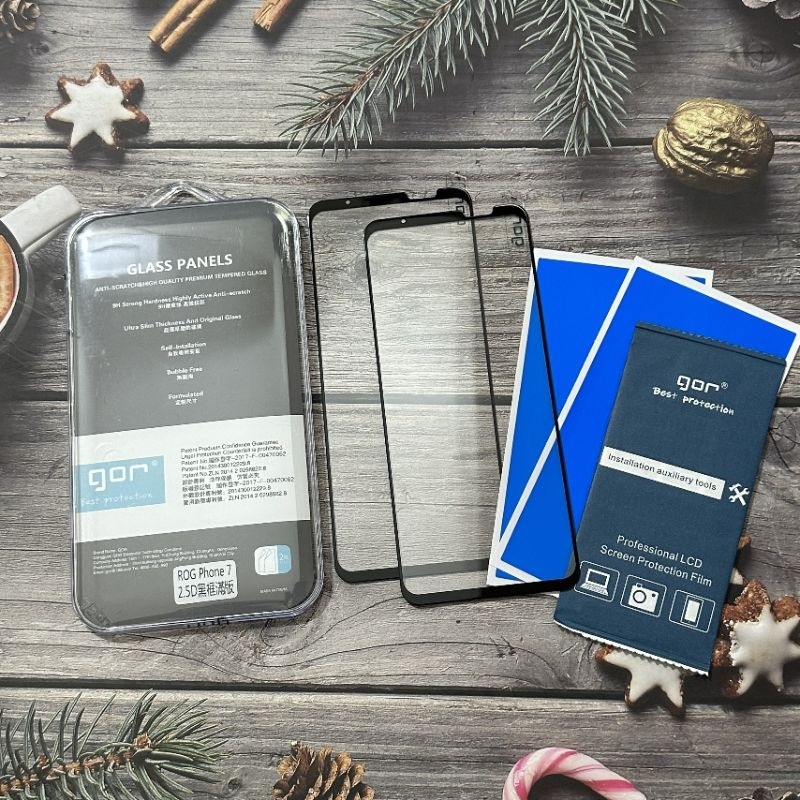 Kính cường lực Gor ASUS ROG Phone 7 / 7 pro / 7 ultimate  Full Viền Đen