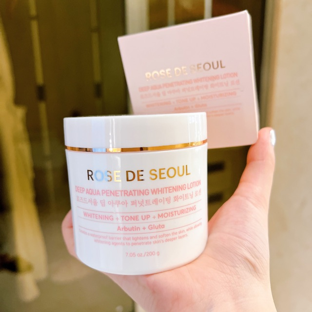 Kem body dưỡng trắng da Rose De Seoul 200g