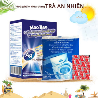 Bột tẩy lồng máy giặt Mao Bao ion Bạc kháng khuẩn sạch nhanh túi 300gr