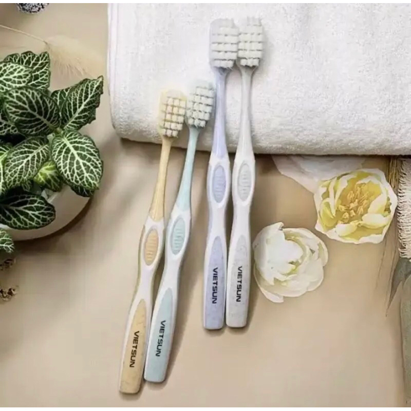 Bàn chải đánh răng lông mềm Master VIETSUN sợi tơ kháng khuẩn sạch khoang miệng