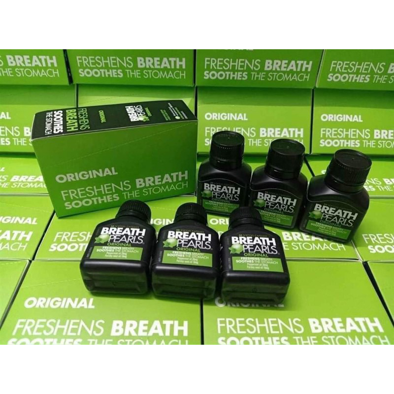 viên uống thơm miệng breath pearls úc
