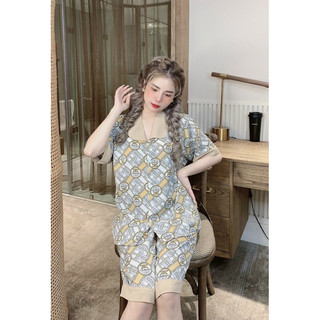 Bộ pizama cộc lửng lụa mango bigsize 58-75kg