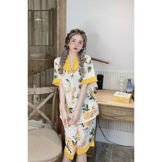 Bộ pizama cộc lửng lụa mango bigsize 58-75kg