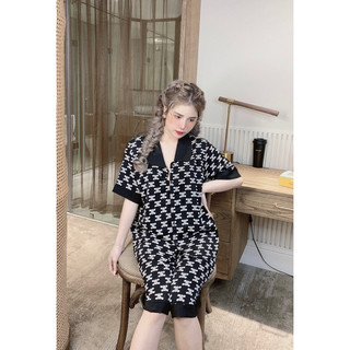 Bộ pizama cộc lửng lụa mango bigsize 58-75kg