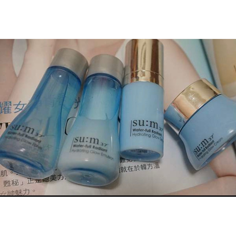 [ CHÍNH HÃNG ] Bộ sản phẩm làm đẹp, set mỹ phẩm mini du lịch Sum 37 set mini 4 chi tiết cấp ẩm và se khít lỗ chân lông