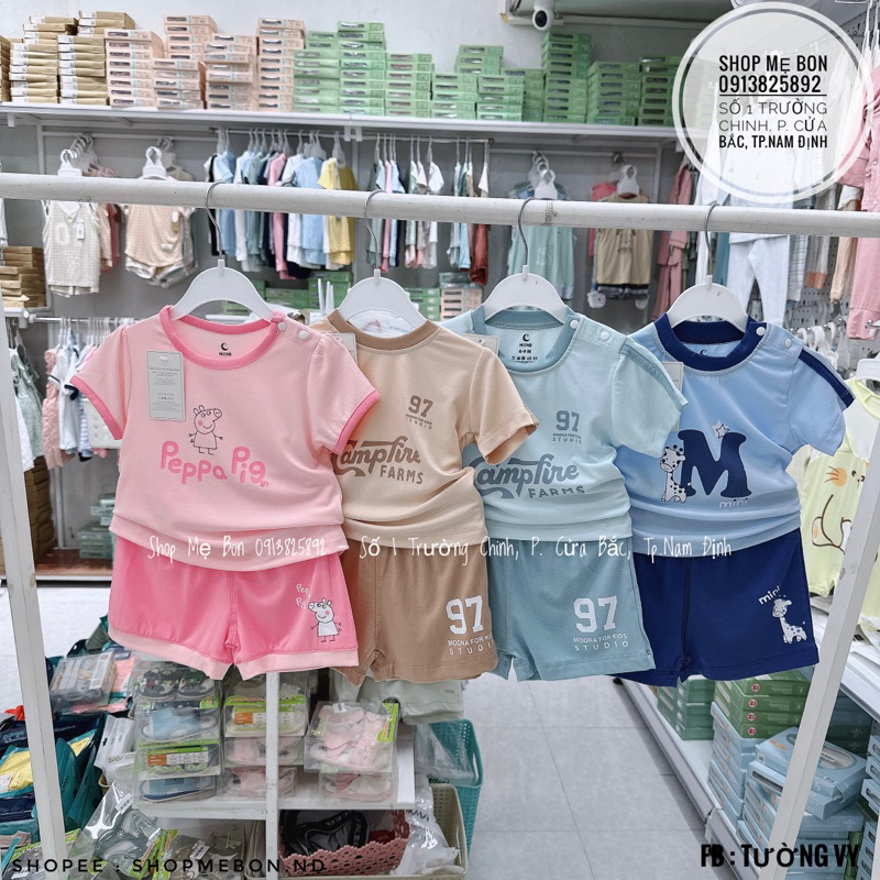 Bộ cộc cài vai Moon Petit