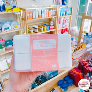 [ HÀNG CÓ SẴN]  Bông Tẩy Trang Miniso Natural Cotton Pads 1000 Miếng