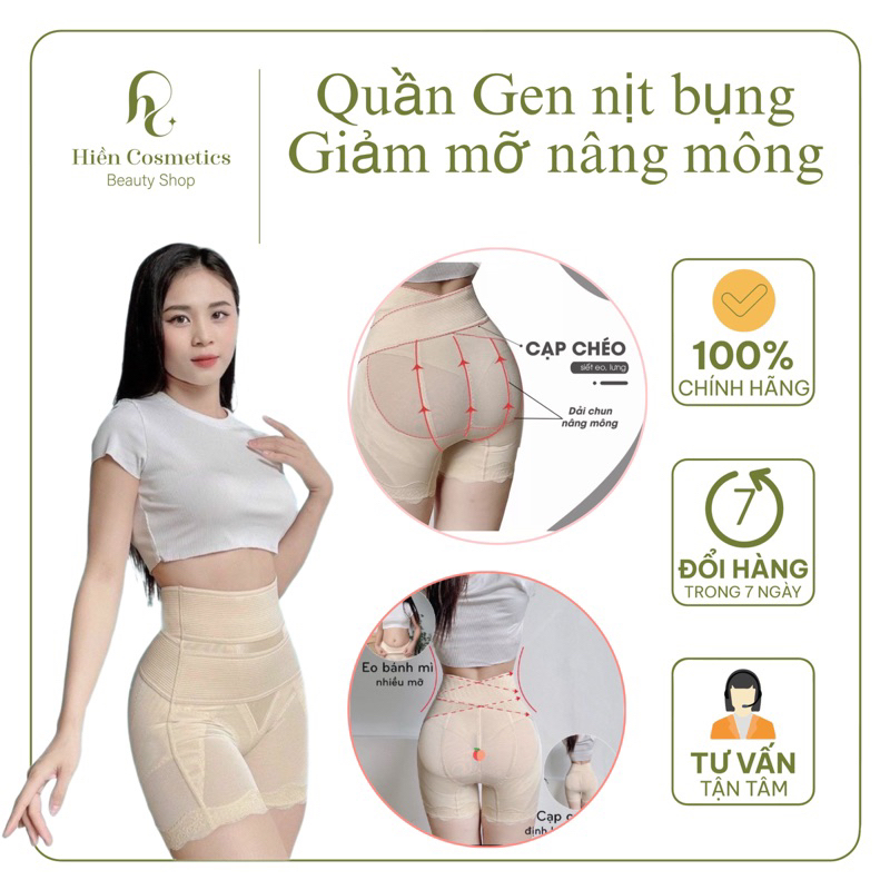 Quần Gen Bụng Cạp Cao Định Hình Body