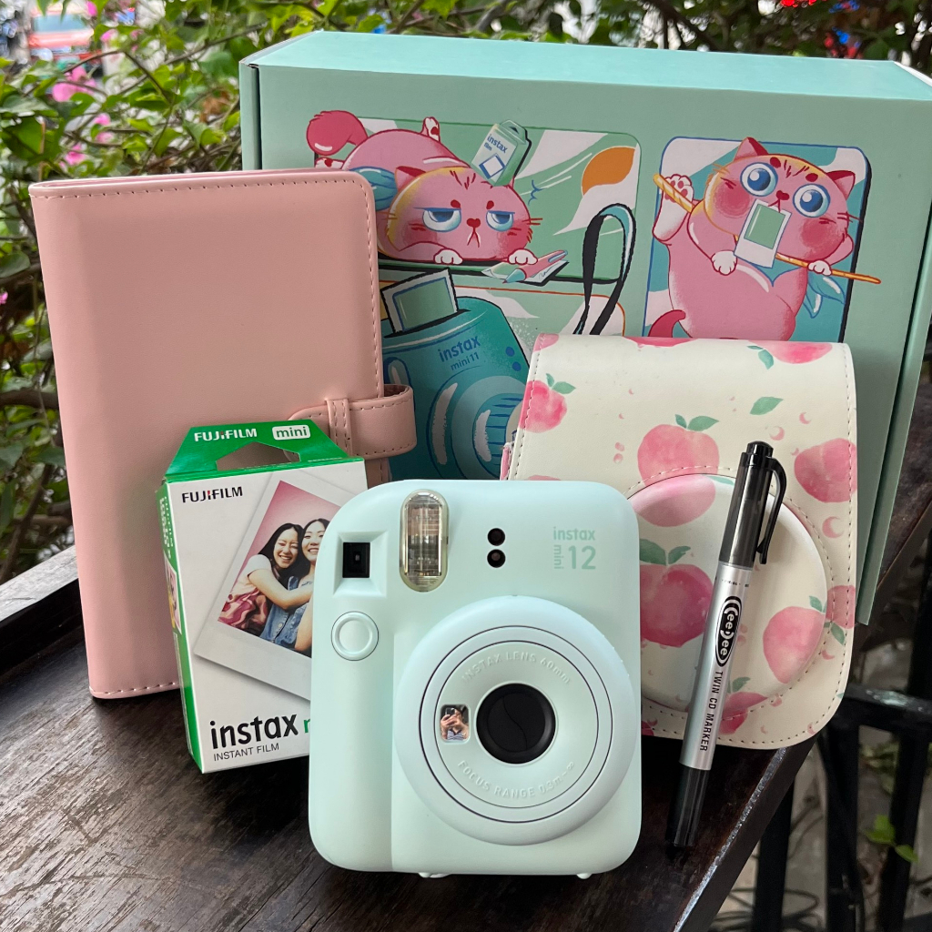 Instax Mini 12 - Mini 11 - Máy ảnh lấy ngay Fujifilm Chính hãng BH 1 năm - Tặng kèm 10 film | BigBuy360 - bigbuy360.vn