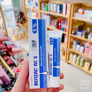 Kem giảm mụn - benzac ac 5 5% 15g