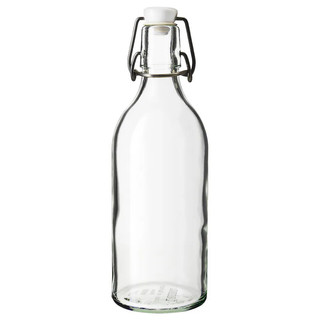 Chai thuỷ tinh có đai 0.5l korken ikea chính hãng
