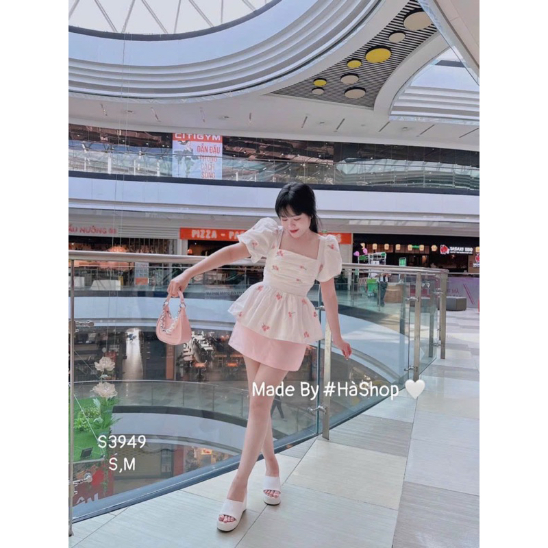 🔥 SET ÁO CHÂN VÁY THÊU HOA SIÊU HOT 60-90kg ‼️ BIGSIZE RIN HEO