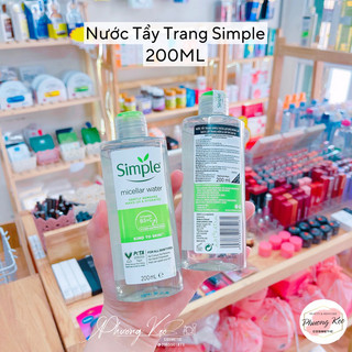 Nước Tẩy Trang Simple Micellar Cleansing Water 200ml