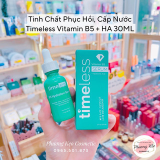 Serum Cấp nước, Phục Hồi Da Vitamin B5 + Hyaluronic Acid Timeless 30ml