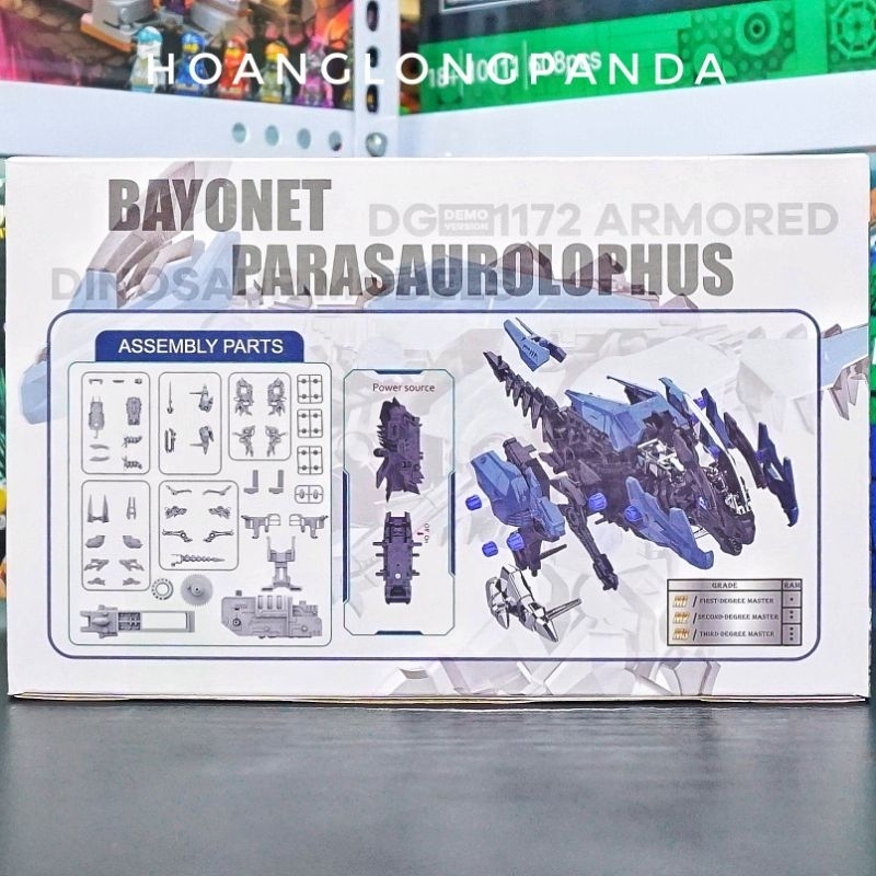 Lắp ghép mô hình thú vương đại chiến | Zoids | Cenzelong | Bayonet Parasaurolophus 5705