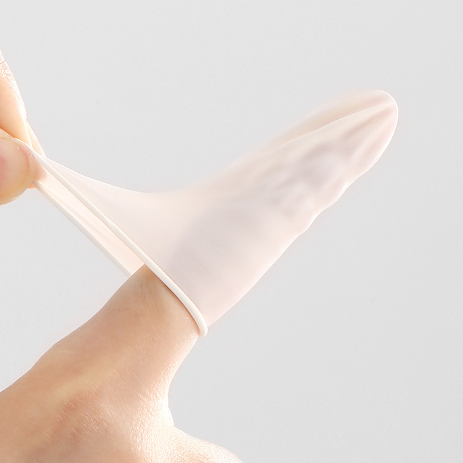 Bao ngón tay cao su làm nail và phun xăm thẩm mỹ chuyên dụng