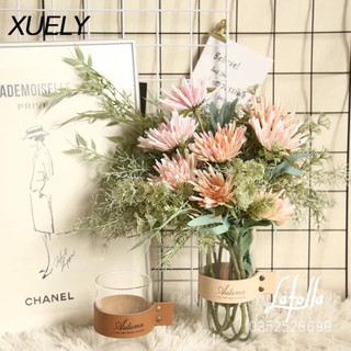HOA CÚC GIẢ CÚC KIM GIẢ ĐẠI ĐOÁ LOẠI TO SIZE 20 CM CÀNH DÀi 75 CM TRANG TRÍ DECOR PHỤ KIỆN CHỤP ẢNH CỰC XINH
