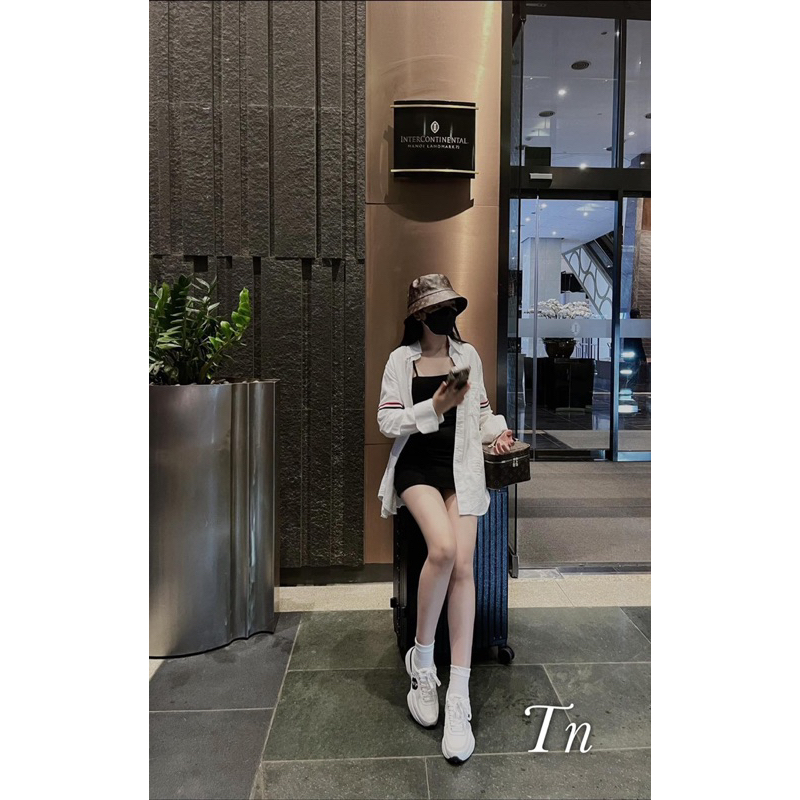 Giày Thể Thao Chnel Trắng Đế Bằng Hàng Fullbox - CERIHOUSE