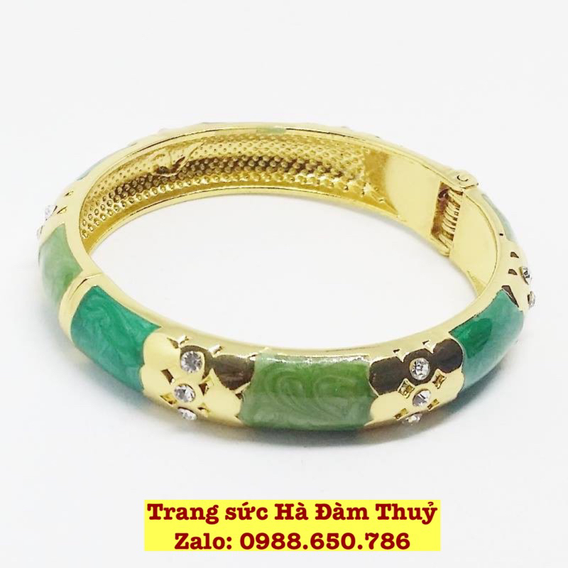 Vòng Ngọc mạ vàng sang trọng, lịch sự, dễ đeo - Hàng loại 1 🍃🍀🥰