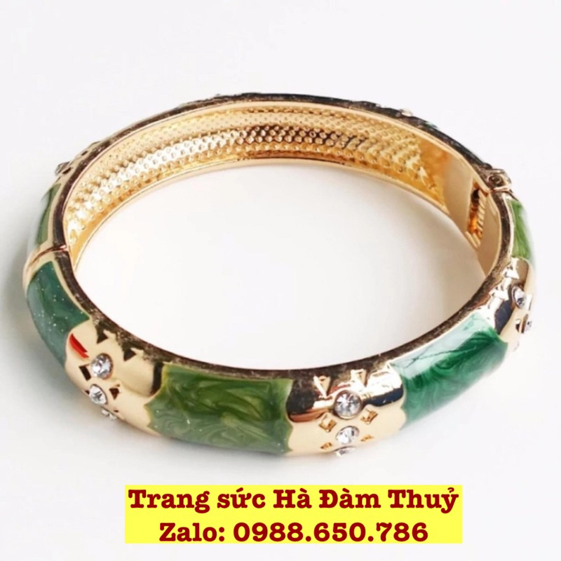Vòng Ngọc mạ vàng sang trọng, lịch sự, dễ đeo - Hàng loại 1 🍃🍀🥰