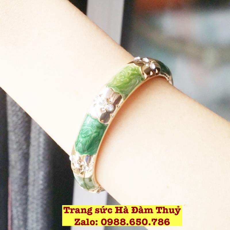 Vòng Ngọc mạ vàng sang trọng, lịch sự, dễ đeo - Hàng loại 1 🍃🍀🥰