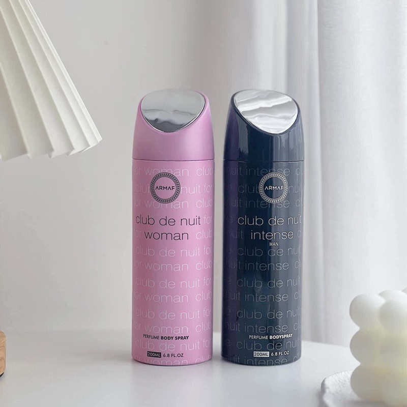 Xịt thơm toàn thân nước hoa ARMAF CLUB DE NUIT PERFUME BODY SPRAY 200ml For Man / Woman
