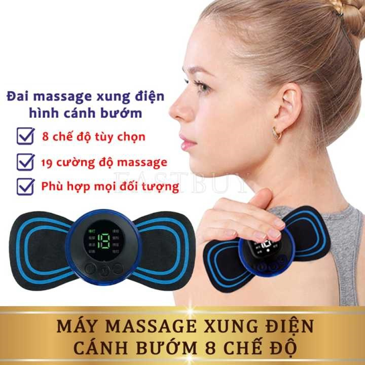 Máy Massage Xung Điện Nhỏ Gọn Pin 200mAH