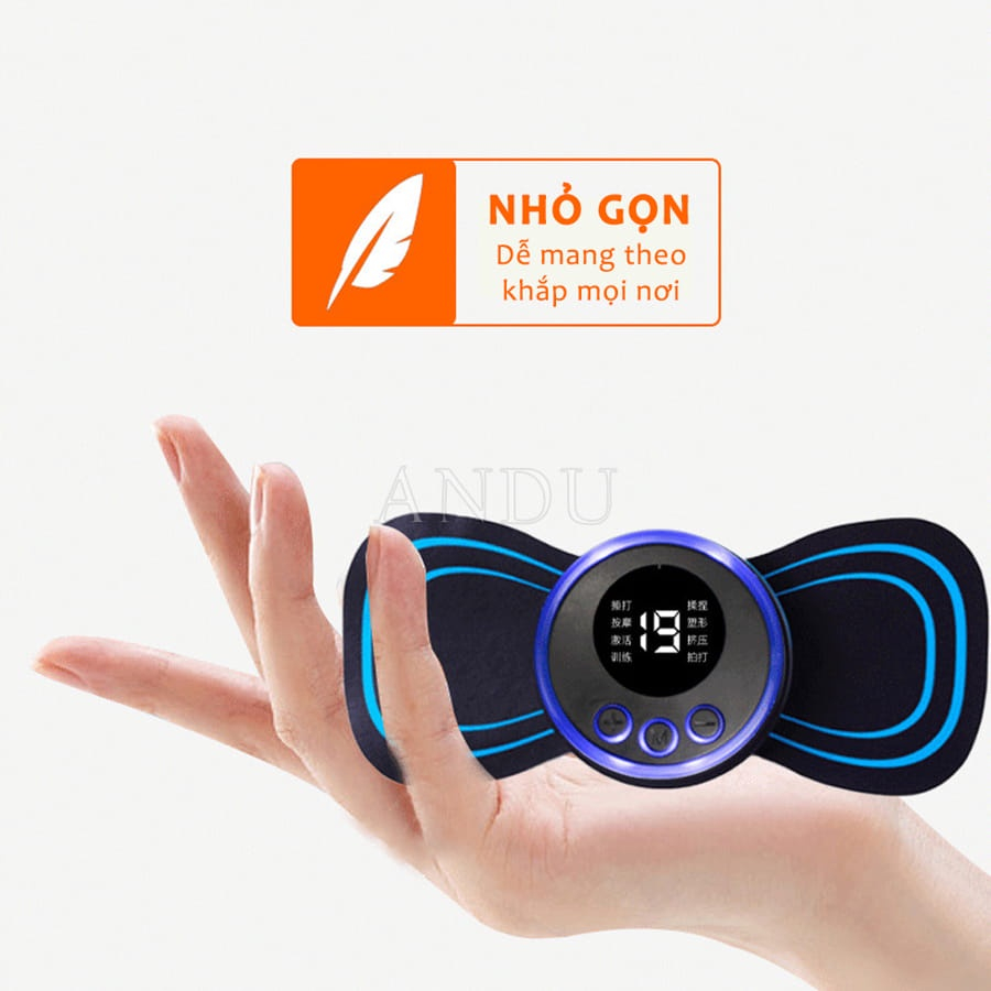 Máy Massage Xung Điện Nhỏ Gọn Pin 200mAH