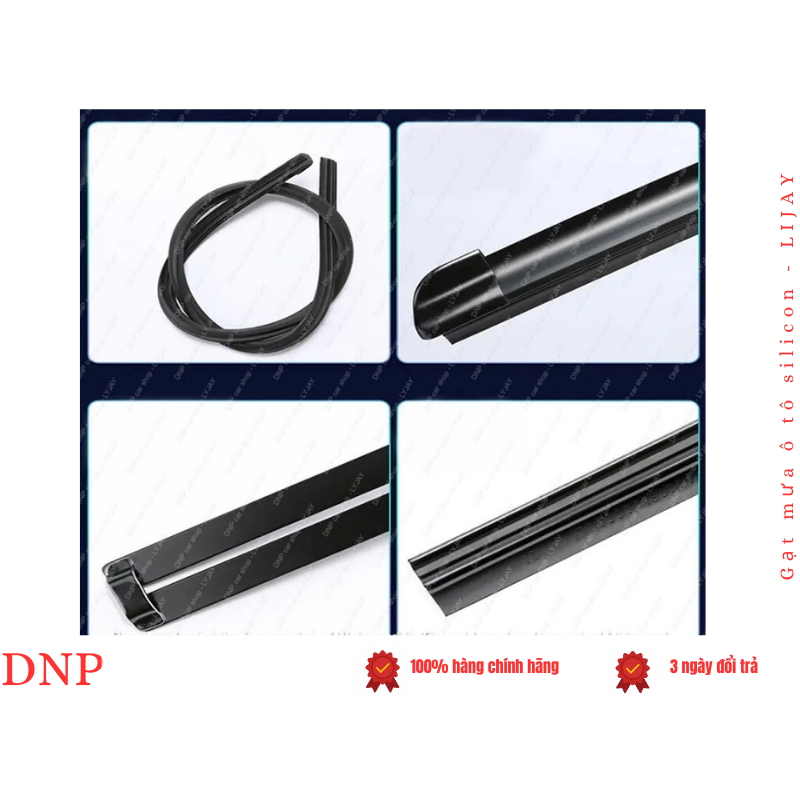 Gạt mưa ô tô LIJAY cho MITSUBISHI Xpander - Silicon thân mềm chính hãng