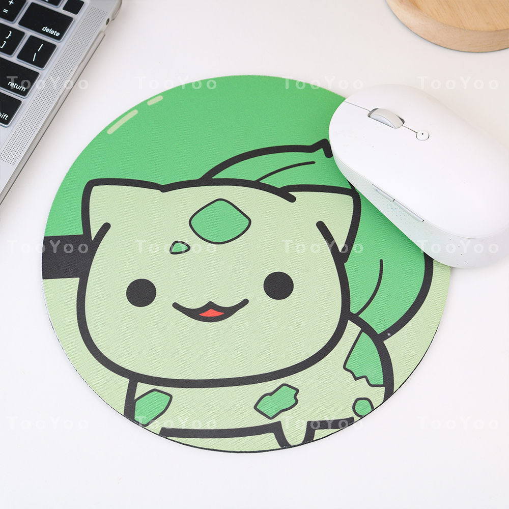 Lót chuột tròn hình Pokemon dễ thương cute TooYoo PK0142