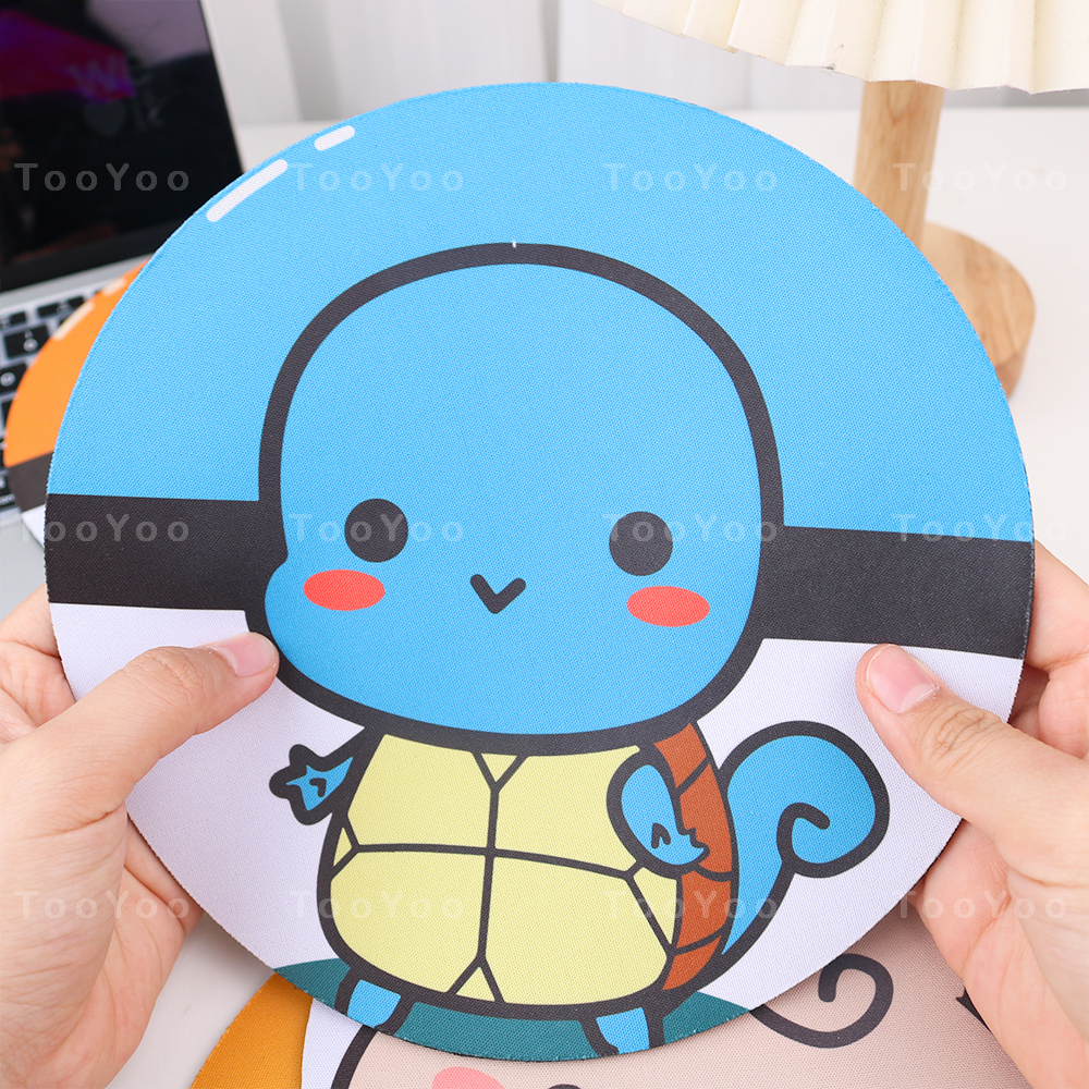 Lót chuột tròn hình Pokemon dễ thương cute TooYoo PK0142
