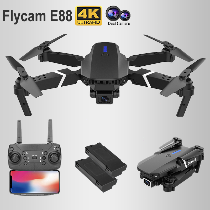 Máy Bay Điều Khiển Từ Xa Flycam E88 Camera Quadcopter UAV Với Bản Nâng Cấp | BigBuy360 - bigbuy360.vn