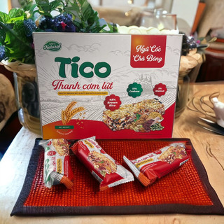 Thanh cơm gạo lứt Tico ngũ cốc chà bông 184g