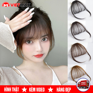 Kẹp tóc mái thưa, mái mưa hàn quốc nhiều màu giống tóc thật siêu xinh