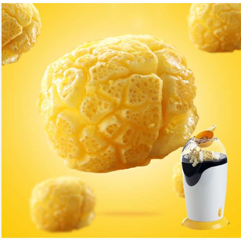 Máy làm bắp rang bơ nóng mini Máy nổ bỏng ngô điện Tốc độ cao các bữa tiệc ngày lễ căn hộ cắm trại Máy Làm Bắp Rang Mini