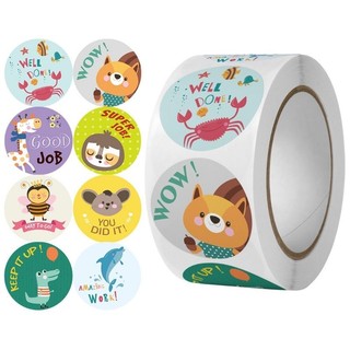 Sticker khen thưởng cuộn 500 tem