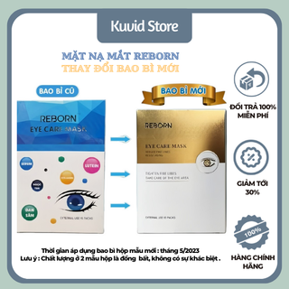 Mặt Nạ Dưỡng Mắt Reborn Hộp 30 Miếng Hộp Mặt Nạ Dành Cho Mắt Chiết Xuất Thảo Dược Tự Nhiên Hết Mờ Nhăn Tăng Thị Lực