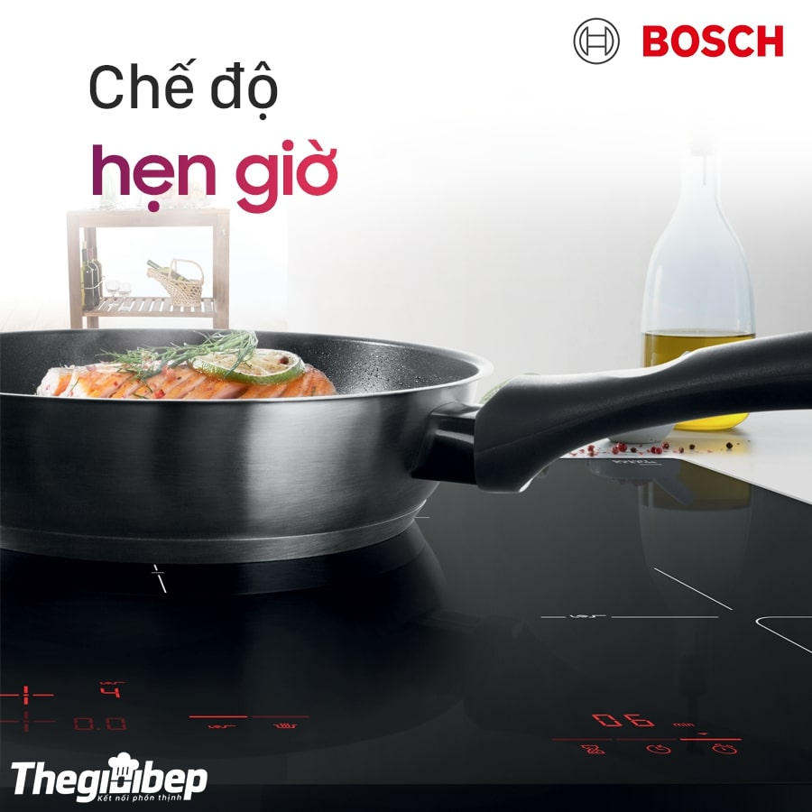 Bếp Từ Đôi Bosch PPI82560MS seri8 Nấu Nhanh Tích Hợp Nhiều Tính Năng Thông Minh