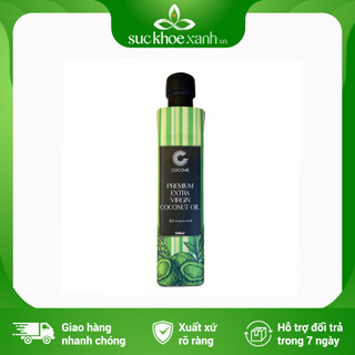 Dầu dừa hữu cơ nguyên chất thượng hạng Cocovie 260ml - Hàng chính hãng
