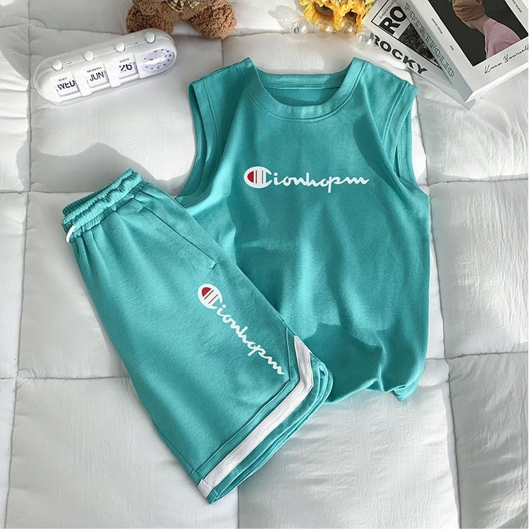 Đồ bộ quần áo ba lỗ sát nách thun cotton cho bé trai, bé gái mặc nhà mùa hè . Size đại 5, 6, 8,10 tuổi