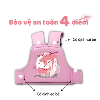Đai đi xe máy an toàn cho bé