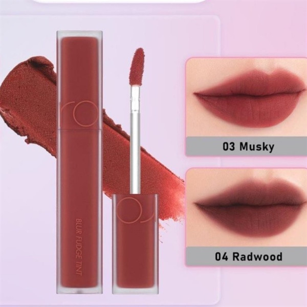 Son Kem Lì Lên Màu Chuẩn Mịn Môi Romand Blur Fudge Tint 5g