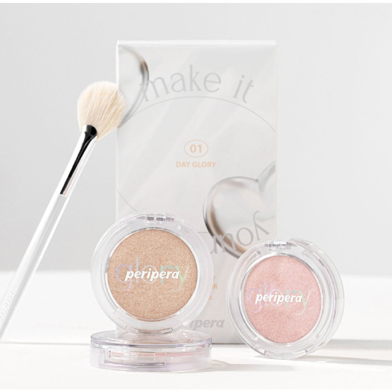 Phấn Bắt Sáng Peripera Pure Glory Highlighter 3g (tặng kèm cọ)