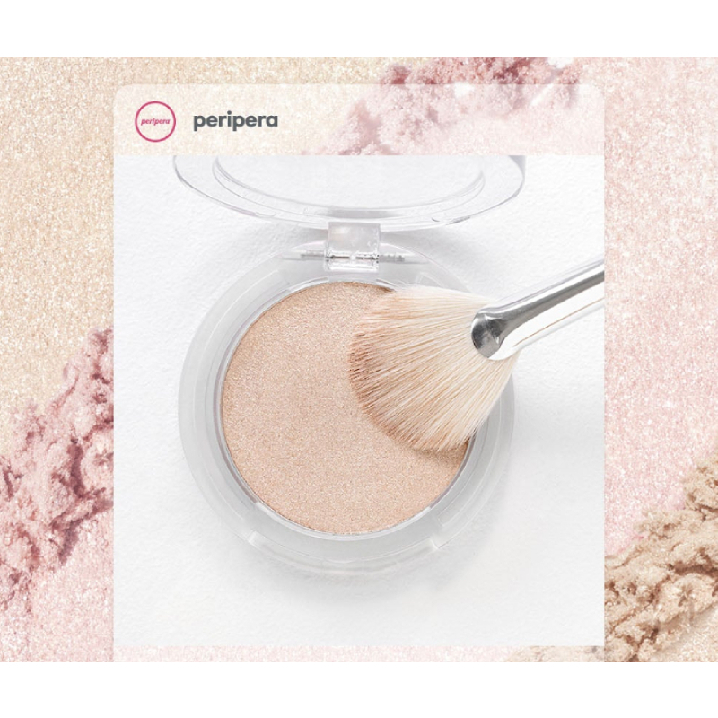 Phấn Bắt Sáng Peripera Pure Glory Highlighter 3g (tặng kèm cọ)