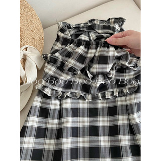 VÁY THÔ KẺ XẺ TRƯỚC