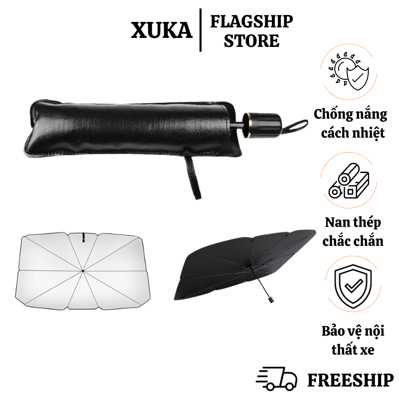 Dù Che Nắng Kính Lái Xuka Cách Nhiệt Bảo Vệ Nội Thất Xe