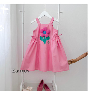 [ZUNKids] Váy 2 dây bản đính hoa