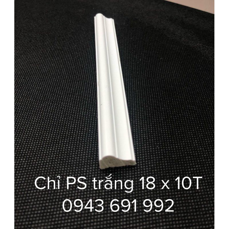 Chỉ nhựa trắng composite bản 1.8cm lệch hoàn thiện bề mặt