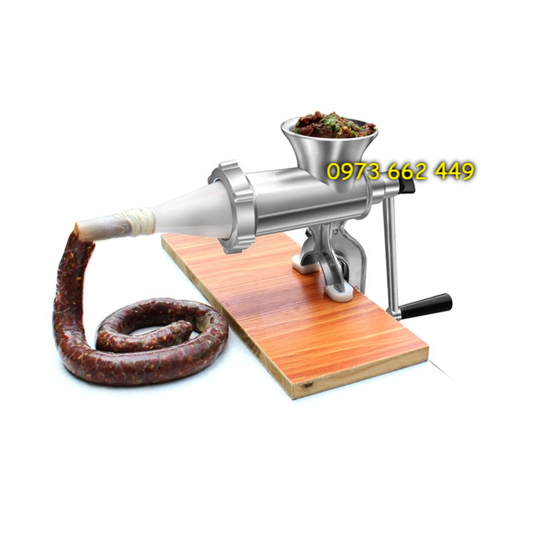 Máy xay thịt nhồi xúc xích lạp xưởng dồi lòng, máy xay nghiền tỏi, ớt và rau củ